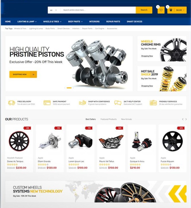Auto Spare Parts Store
